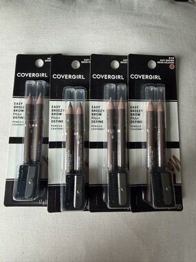 Covergirl Eyebrow Pencils Soft Brown - Lot of 4 Packages